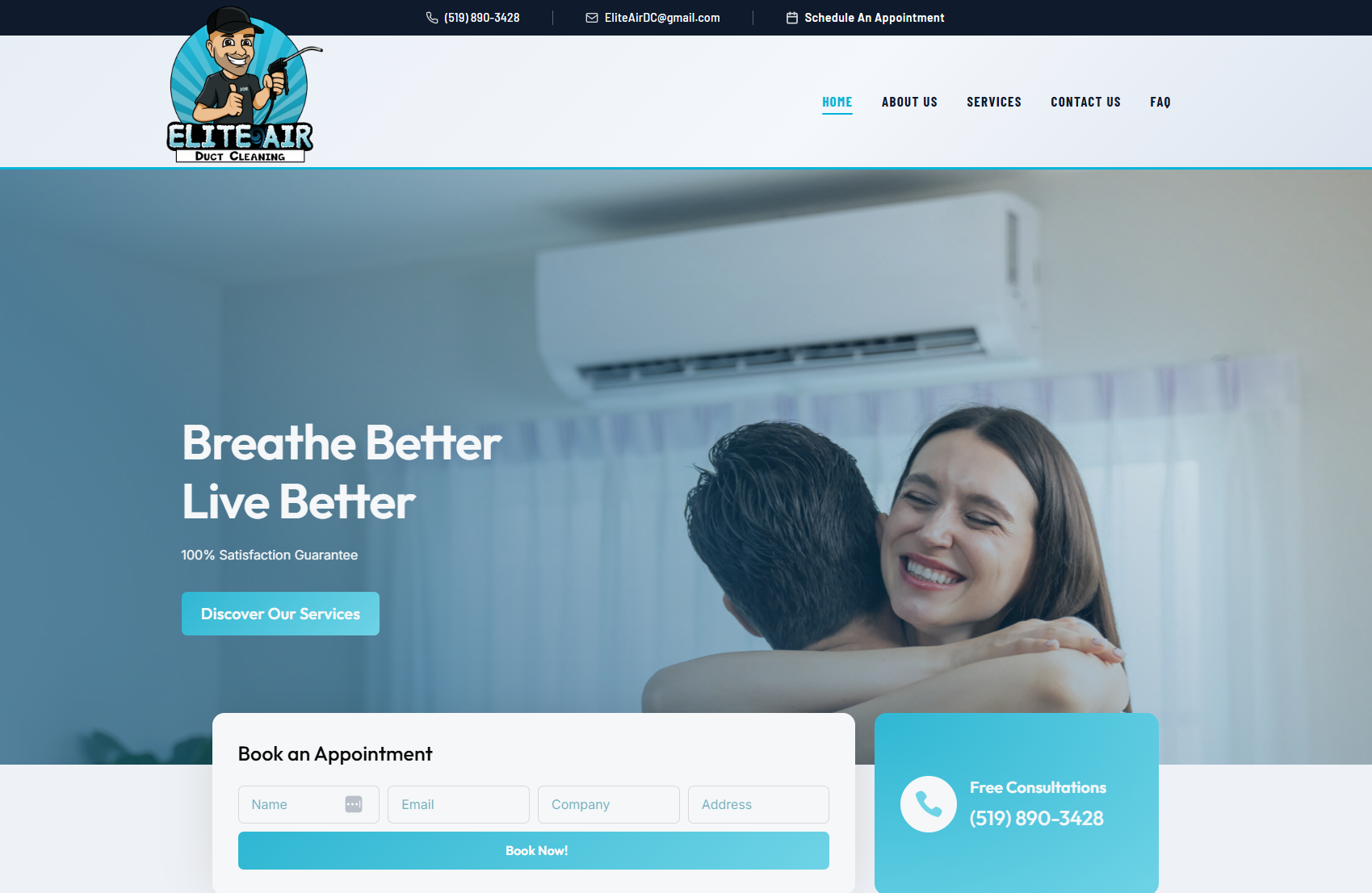 Contractor website by Rivard Cloud Windsor